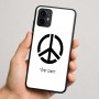 כיסוי בעיצוב אישי עם השם שלך לדגם - Motorola Moto G64 בעיצוב סמל השלום