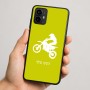 כיסוי בעיצוב אישי עם השם שלך לדגם - Motorola Moto G64 בעיצוב מוטוקרוס