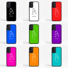 כיסוי בעיצוב אישי עם השם שלך לדגם - Motorola Moto G67 Power 5G בעיצוב חתול
