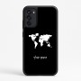 כיסוי בעיצוב אישי עם השם שלך לדגם - Motorola Moto G67 Power 5G בעיצוב מפת העולם