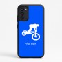 כיסוי בעיצוב אישי עם השם שלך לדגם - Motorola Moto G67 Power 5G בעיצוב רוכב אופניים