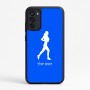 כיסוי בעיצוב אישי עם השם שלך לדגם - Motorola Moto G67 Power 5G בעיצוב רץ רץ אישה