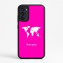 כיסוי בעיצוב אישי עם השם שלך לדגם - Motorola Moto G67 Power 5G בעיצוב מפת העולם