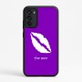 כיסוי בעיצוב אישי עם השם שלך לדגם - Motorola Moto G67 Power 5G בעיצוב שפתיים - נשיקה