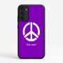 כיסוי בעיצוב אישי עם השם שלך לדגם - Motorola Moto G67 Power 5G בעיצוב סמל השלום