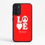 כיסוי בעיצוב אישי עם השם שלך לדגם - Motorola Moto G67 Power 5G בעיצוב אהבה