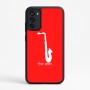 כיסוי בעיצוב אישי עם השם שלך לדגם - Motorola Moto G67 Power 5G בעיצוב סקסופון