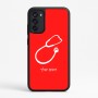 כיסוי בעיצוב אישי עם השם שלך לדגם - Motorola Moto G67 Power 5G בעיצוב סטטוסקופ רופא