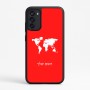 כיסוי בעיצוב אישי עם השם שלך לדגם - Motorola Moto G67 Power 5G בעיצוב מפת העולם