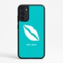 כיסוי בעיצוב אישי עם השם שלך לדגם - Motorola Moto G67 Power 5G בעיצוב שפתיים - נשיקה