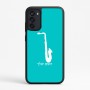 כיסוי בעיצוב אישי עם השם שלך לדגם - Motorola Moto G67 Power 5G בעיצוב סקסופון