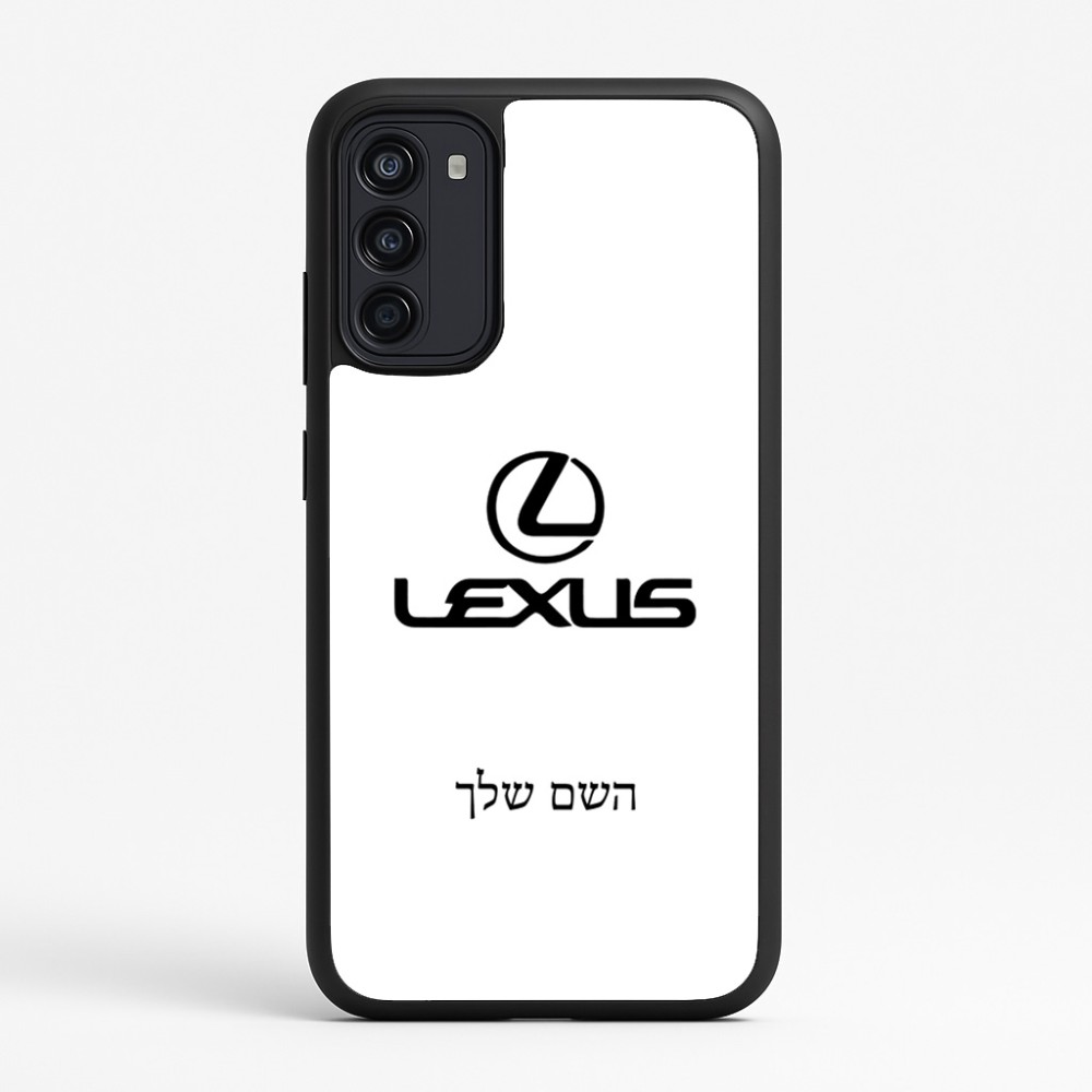 כיסוי בעיצוב אישי עם השם שלך לדגם - Motorola Moto G67 Power 5G בעיצוב לקסוס