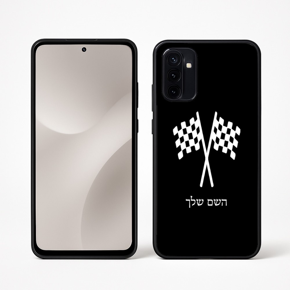 כיסוי בעיצוב אישי עם השם שלך לדגם - Motorola Moto G67 Power 5G בעיצוב דגל המירוץ