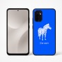 כיסוי בעיצוב אישי עם השם שלך לדגם - Motorola Moto G67 Power 5G בעיצוב זברה