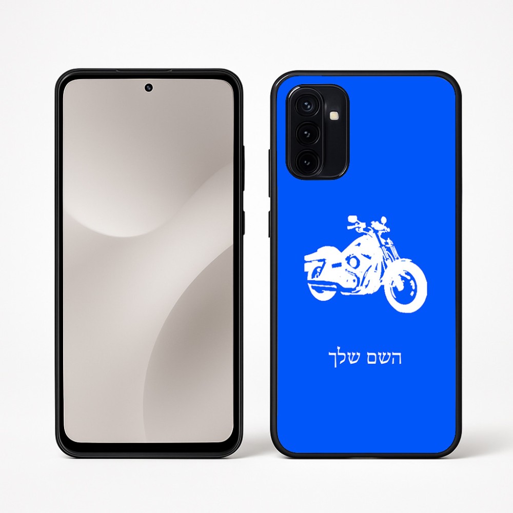 כיסוי בעיצוב אישי עם השם שלך לדגם - Motorola Moto G67 Power 5G בעיצוב הארלי-דיווידסון