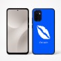 כיסוי בעיצוב אישי עם השם שלך לדגם - Motorola Moto G67 Power 5G בעיצוב שפתיים - נשיקה