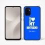 כיסוי בעיצוב אישי עם השם שלך לדגם - Motorola Moto G67 Power 5G בעיצוב אוהבת את החבר שלי