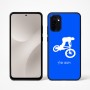כיסוי בעיצוב אישי עם השם שלך לדגם - Motorola Moto G67 Power 5G בעיצוב רוכב אופניים