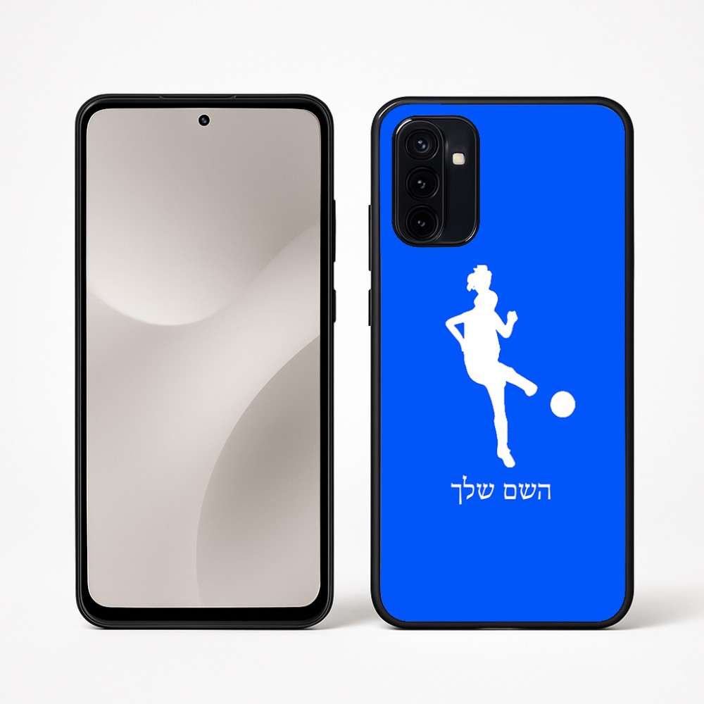 כיסוי בעיצוב אישי עם השם שלך לדגם - Motorola Moto G67 Power 5G בעיצוב שחקנית כדורגל - אישה