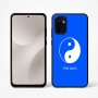 כיסוי בעיצוב אישי עם השם שלך לדגם - Motorola Moto G67 Power 5G בעיצוב סמל יינג יאנג