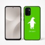 כיסוי בעיצוב אישי עם השם שלך לדגם - Motorola Moto G67 Power 5G בעיצוב פינגווין