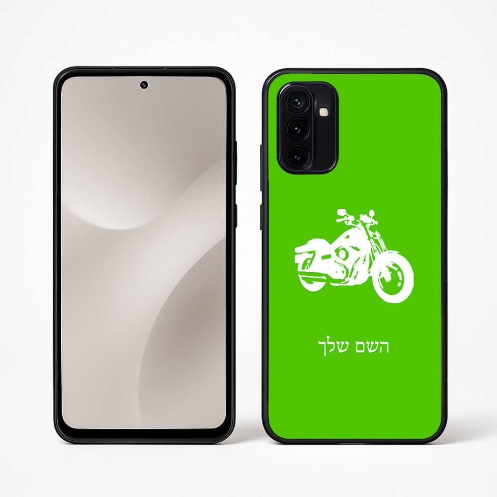 כיסוי בעיצוב אישי עם השם שלך לדגם - Motorola Moto G67 Power 5G בעיצוב הארלי-דיווידסון