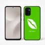 כיסוי בעיצוב אישי עם השם שלך לדגם - Motorola Moto G67 Power 5G בעיצוב שפתיים - נשיקה