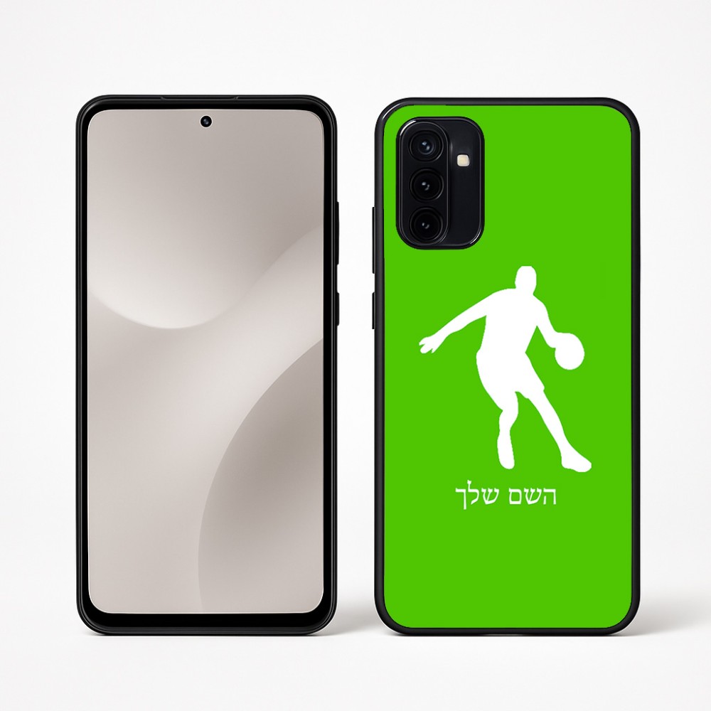 כיסוי בעיצוב אישי עם השם שלך לדגם - Motorola Moto G67 Power 5G בעיצוב שחקן כדורסל