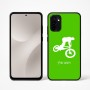 כיסוי בעיצוב אישי עם השם שלך לדגם - Motorola Moto G67 Power 5G בעיצוב רוכב אופניים