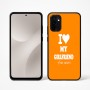 כיסוי בעיצוב אישי עם השם שלך לדגם - Motorola Moto G67 Power 5G בעיצוב אוהב את החברה שלי