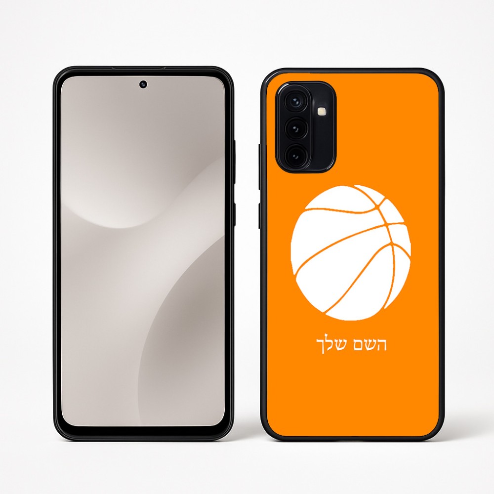 כיסוי בעיצוב אישי עם השם שלך לדגם - Motorola Moto G67 Power 5G בעיצוב כדורסל