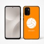 כיסוי בעיצוב אישי עם השם שלך לדגם - Motorola Moto G67 Power 5G בעיצוב כדור כדורעף