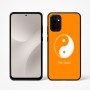 כיסוי בעיצוב אישי עם השם שלך לדגם - Motorola Moto G67 Power 5G בעיצוב סמל יינג יאנג