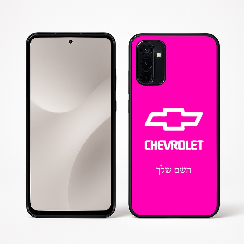 כיסוי בעיצוב אישי עם השם שלך לדגם - Motorola Moto G67 Power 5G בעיצוב שברולט