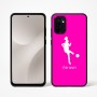 כיסוי בעיצוב אישי עם השם שלך לדגם - Motorola Moto G67 Power 5G בעיצוב שחקנית כדורגל - אישה