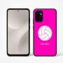 כיסוי בעיצוב אישי עם השם שלך לדגם - Motorola Moto G67 Power 5G בעיצוב כדור כדורעף