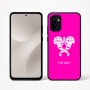 כיסוי בעיצוב אישי עם השם שלך לדגם - Motorola Moto G67 Power 5G בעיצוב פרחי קרן