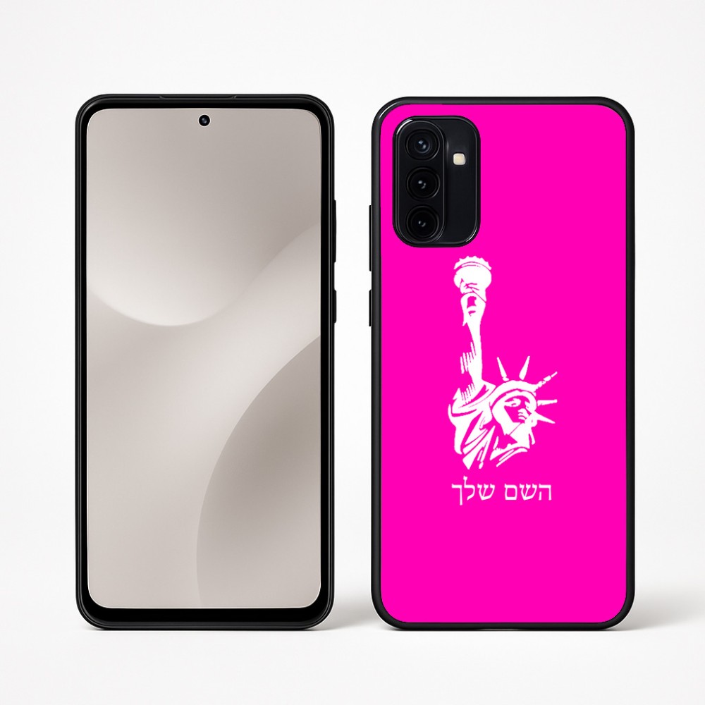 כיסוי בעיצוב אישי עם השם שלך לדגם - Motorola Moto G67 Power 5G בעיצוב פסל החירות