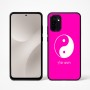 כיסוי בעיצוב אישי עם השם שלך לדגם - Motorola Moto G67 Power 5G בעיצוב סמל יינג יאנג