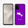 כיסוי בעיצוב אישי עם השם שלך לדגם - Motorola Moto G67 Power 5G בעיצוב כריש ראש פטיש