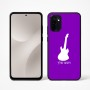 כיסוי בעיצוב אישי עם השם שלך לדגם - Motorola Moto G67 Power 5G בעיצוב גיטרה