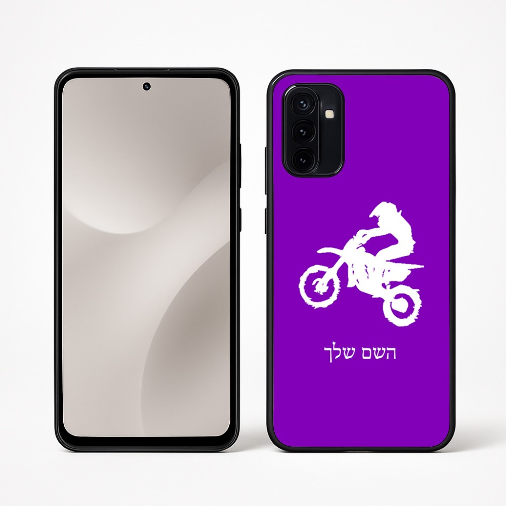 כיסוי בעיצוב אישי עם השם שלך לדגם - Motorola Moto G67 Power 5G בעיצוב מוטוקרוס