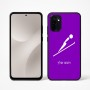 כיסוי בעיצוב אישי עם השם שלך לדגם - Motorola Moto G67 Power 5G בעיצוב קפיצת סקי אולימפית