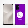 כיסוי בעיצוב אישי עם השם שלך לדגם - Motorola Moto G67 Power 5G בעיצוב כדור כדורעף