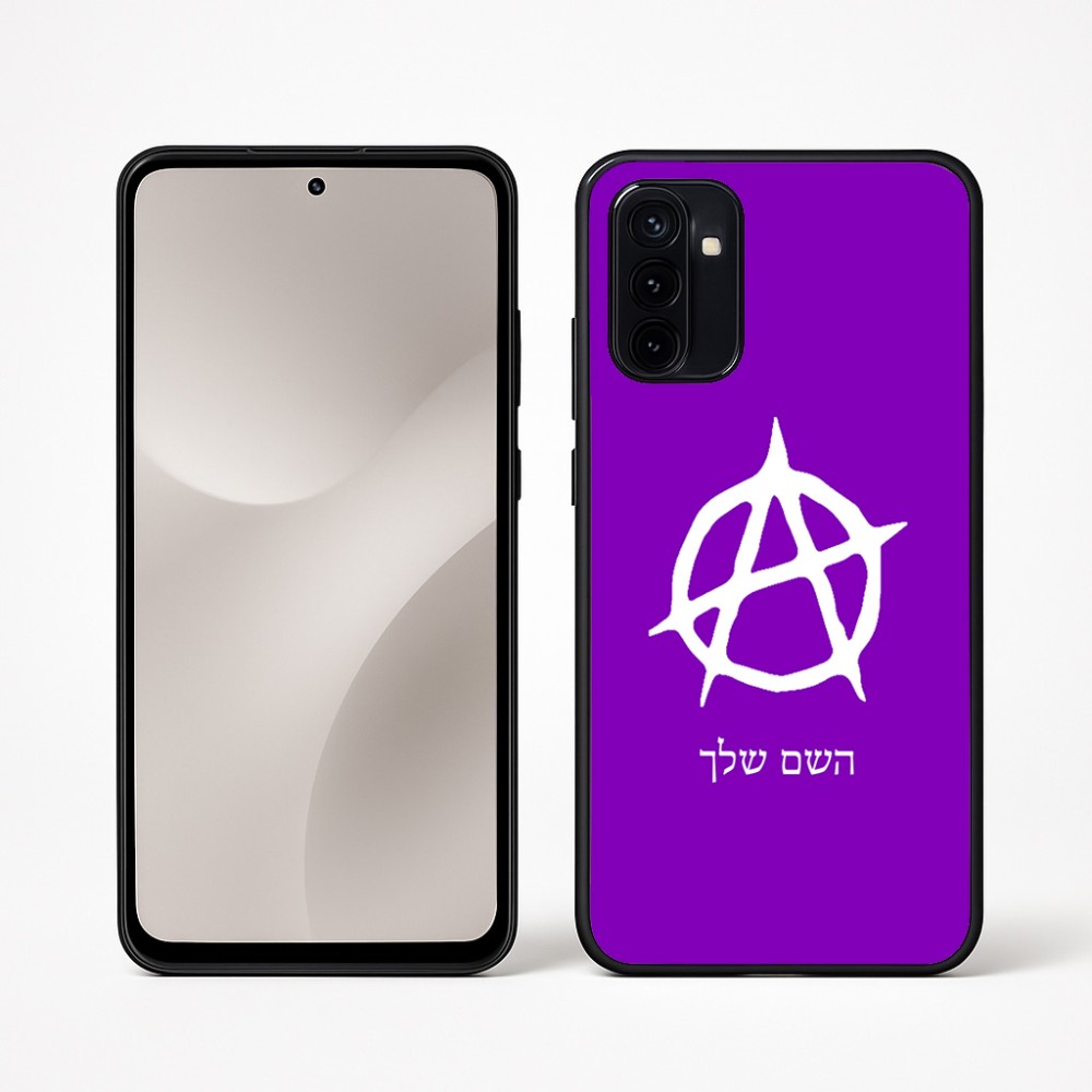 כיסוי בעיצוב אישי עם השם שלך לדגם - Motorola Moto G67 Power 5G בעיצוב אנרכיה
