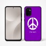 כיסוי בעיצוב אישי עם השם שלך לדגם - Motorola Moto G67 Power 5G בעיצוב סמל השלום