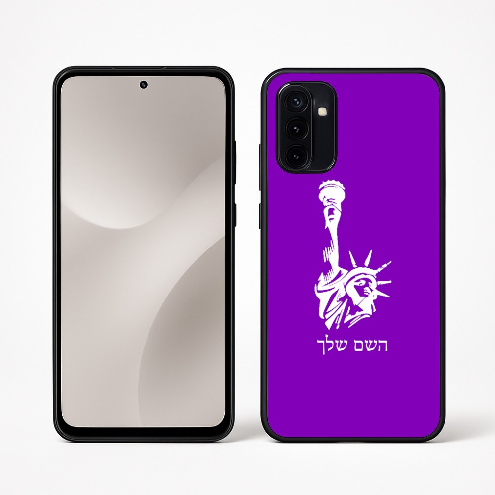 כיסוי בעיצוב אישי עם השם שלך לדגם - Motorola Moto G67 Power 5G בעיצוב פסל החירות