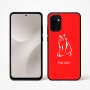 כיסוי בעיצוב אישי עם השם שלך לדגם - Motorola Moto G67 Power 5G בעיצוב חתול