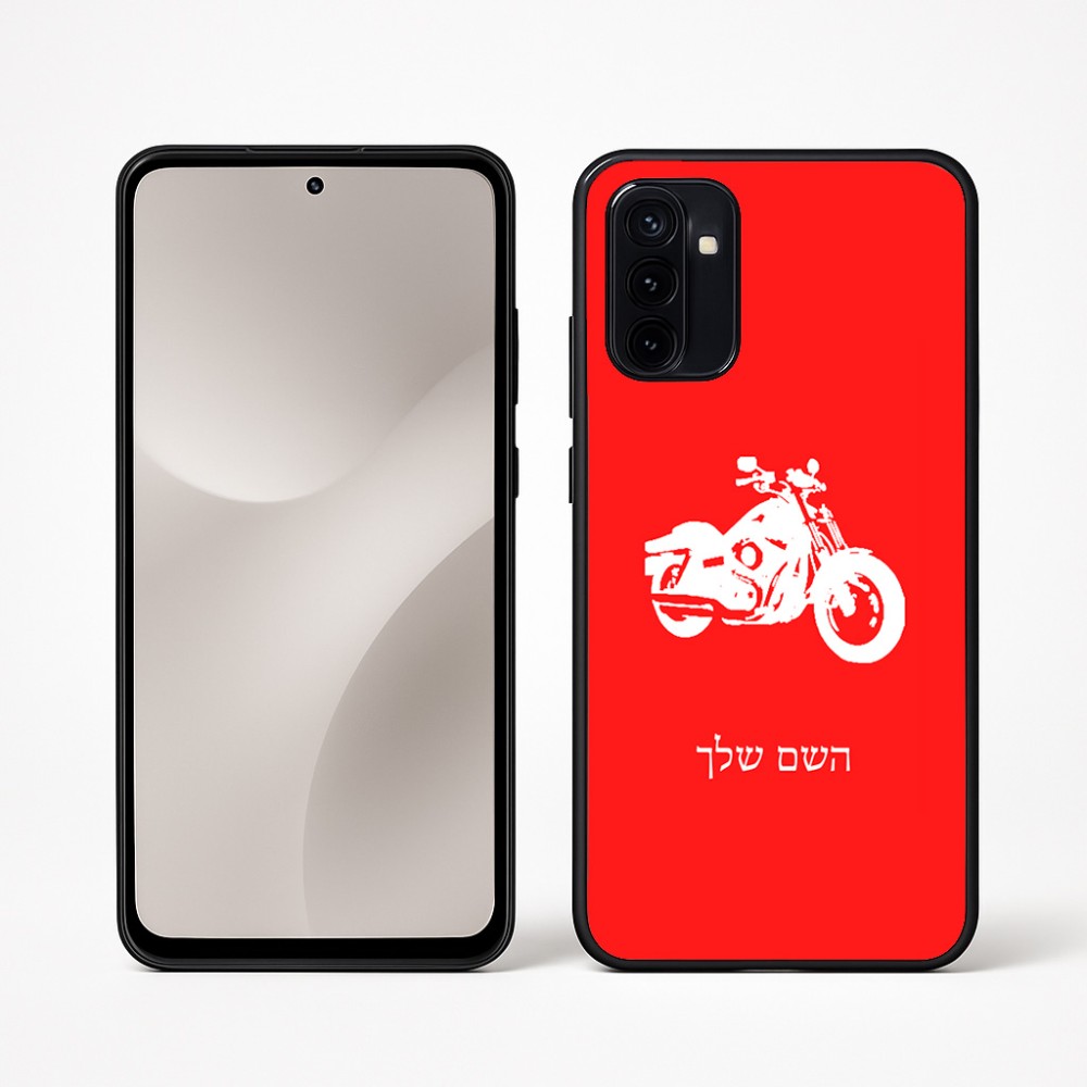 כיסוי בעיצוב אישי עם השם שלך לדגם - Motorola Moto G67 Power 5G בעיצוב הארלי-דיווידסון