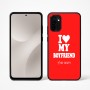 כיסוי בעיצוב אישי עם השם שלך לדגם - Motorola Moto G67 Power 5G בעיצוב אוהבת את החבר שלי